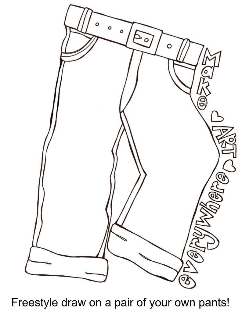 Make Art Everywhere  - Coloring page DOWNLOAD